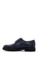Men's Navy Blue Leather Casual Shoes | Derimod Men's Navy Blue Leather Casual Shoes | Derimod