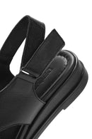 Women's Black Strappy Leather Sandals | Derimod Women's Black Strappy Leather Sandals | Derimod