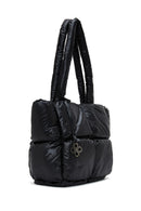 Women's Black Quilted Shoulder Bag | Derimod Women's Black Quilted Shoulder Bag | Derimod