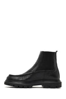 Male Black Leather Chelsea Boots | Derimod Male Black Leather Chelsea Boots | Derimod