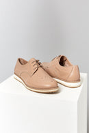Beige Women's Leather Shoes | Derimod Beige Women's Leather Shoes | Derimod
