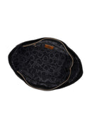 Woman Black Croc-Embossed Shoulder Bag | Derimod Woman Black Croc-Embossed Shoulder Bag | Derimod
