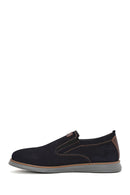 Erkek Lacivert Nubuk Deri Casual Loafer | Derimod Erkek Lacivert Nubuk Deri Casual Loafer | Derimod