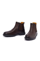 Men's Brown Leather Chelsea Boot | Derimod Men's Brown Leather Chelsea Boot | Derimod