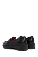 Derimod Gritti Kadın Siyah Deri Maskülen Loafer | Derimod Derimod Gritti Kadın Siyah Deri Maskülen Loafer | Derimod