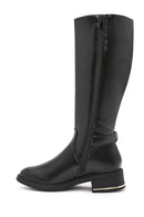 Women's Black Zipper Buckle Detail Boots | Derimod Women's Black Zipper Buckle Detail Boots | Derimod