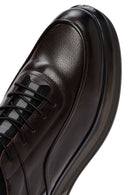 Men's Brown Lace-Up Leather Casual Sneaker | Derimod Men's Brown Lace-Up Leather Casual Sneaker | Derimod