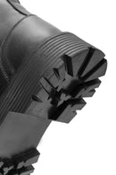 Men's Black Zippered Leather Casual Boots | Derimod Men's Black Zippered Leather Casual Boots | Derimod