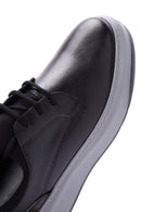 Erkek Siyah Deri Sneaker | Derimod Erkek Siyah Deri Sneaker | Derimod