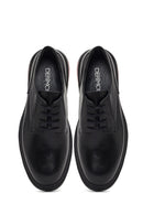 Men's Black Lace-up Leather Casual Shoes | Derimod Men's Black Lace-up Leather Casual Shoes | Derimod