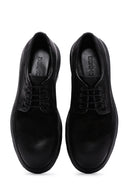 Men's Black Nubuck Leather Casual Shoes | Derimod Men's Black Nubuck Leather Casual Shoes | Derimod