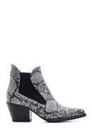 Women's Snakeskin Detailed Boots | Derimod Women's Snakeskin Detailed Boots | Derimod