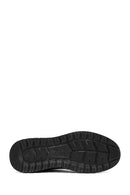 Men's Black Lace-Up Leather Casual Sneaker | Derimod Men's Black Lace-Up Leather Casual Sneaker | Derimod