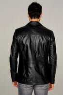 Jeremy Men's Leather Jacket | Derimod Jeremy Men's Leather Jacket | Derimod