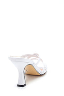 Women's Leather Heeled Slippers | Derimod Women's Leather Heeled Slippers | Derimod