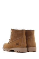 Caterpillar Kadın Camel Vermont Fur Nubuk Deri Bot | Derimod Caterpillar Kadın Camel Vermont Fur Nubuk Deri Bot | Derimod
