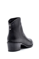 Women's Leather Classic Mid Heel Boots | Derimod Women's Leather Classic Mid Heel Boots | Derimod