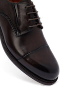 Men's Brown Lace-Up Leather Classic Shoes | Derimod Men's Brown Lace-Up Leather Classic Shoes | Derimod