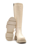 Women's Leather Thick Sole Boots | Derimod Women's Leather Thick Sole Boots | Derimod