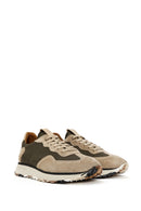 Men's Mink Lace-up Leather Sneaker | Derimod Men's Mink Lace-up Leather Sneaker | Derimod