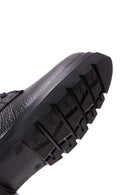 Men's Black Leather Casual Zipper Boots | Derimod Men's Black Leather Casual Zipper Boots | Derimod