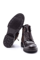 Men's Lace-up Leather Boots | Derimod Men's Lace-up Leather Boots | Derimod