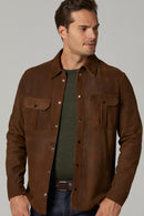 Paulo Men's Leather Jacket | Derimod Paulo Men's Leather Jacket | Derimod