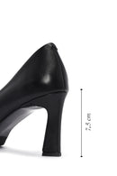 Kadın Siyah İnce Topuklu Deri Stiletto | Derimod Kadın Siyah İnce Topuklu Deri Stiletto | Derimod