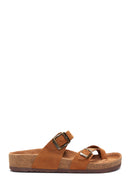 Women's Leather Flip Flops | Derimod Women's Leather Flip Flops | Derimod