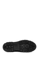 Women's Black Leather Masculine Loafer | Derimod Women's Black Leather Masculine Loafer | Derimod