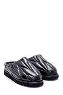 Women's Leather Puffy Slippers | Derimod Women's Leather Puffy Slippers | Derimod