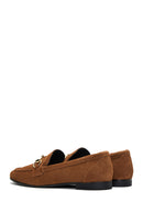 Women's Tan Suede Leather Loafer | Derimod Women's Tan Suede Leather Loafer | Derimod