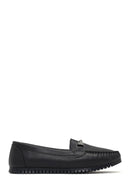 Kadın Siyah Tokalı Loafer | Derimod Kadın Siyah Tokalı Loafer | Derimod