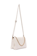 Women's Cream Quilted Shoulder Bag | Derimod Women's Cream Quilted Shoulder Bag | Derimod