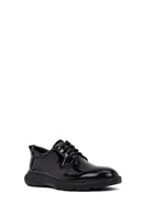 Men's Black Lace-Up Thick-Soled Leather Casual Shoe | Derimod Men's Black Lace-Up Thick-Soled Leather Casual Shoe | Derimod