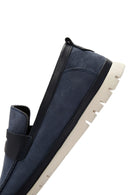 Erkek Lacivert Nubuk Deri Casual Loafer | Derimod Erkek Lacivert Nubuk Deri Casual Loafer | Derimod