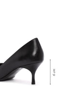 Kadın Siyah İnce Topuklu Deri Stiletto | Derimod Kadın Siyah İnce Topuklu Deri Stiletto | Derimod