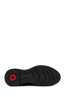 Erkek Siyah Bağcıklı Deri Casual Sneaker | Derimod Erkek Siyah Bağcıklı Deri Casual Sneaker | Derimod