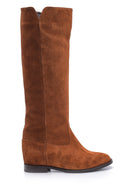 Women's Suede Leather Boots | Derimod Women's Suede Leather Boots | Derimod