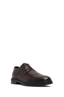 Men's Brown Lace-up Leather Classic Shoe | Derimod Men's Brown Lace-up Leather Classic Shoe | Derimod