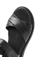Women's Black Strappy Leather Sandals | Derimod Women's Black Strappy Leather Sandals | Derimod