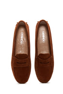 Kadın Deri Süet Loafer | Derimod Kadın Deri Süet Loafer | Derimod