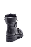 Women's Leather Boots with Buckle Detail | Derimod Women's Leather Boots with Buckle Detail | Derimod