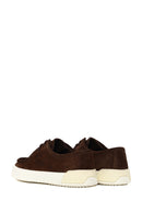 Male Brown Lace-Up Thick-Soled Suede Leather Casual Shoes | Derimod Male Brown Lace-Up Thick-Soled Suede Leather Casual Shoes | Derimod