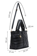 Women's Black Quilted Shoulder Bag | Derimod Women's Black Quilted Shoulder Bag | Derimod