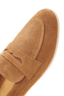 Women's Tan Suede Leather Loafer | Derimod Women's Tan Suede Leather Loafer | Derimod