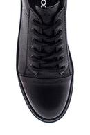 Men's Leather Printed Sneaker | Derimod Men's Leather Printed Sneaker | Derimod