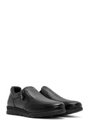 Women's Black Zipper Detailed Leather Comfort Shoes | Derimod Women's Black Zipper Detailed Leather Comfort Shoes | Derimod