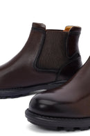 Men's Brown Leather Chelsea Boot | Derimod Men's Brown Leather Chelsea Boot | Derimod
