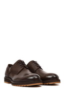 Men's Brown Lace-Up Leather Casual Shoes | Derimod Men's Brown Lace-Up Leather Casual Shoes | Derimod